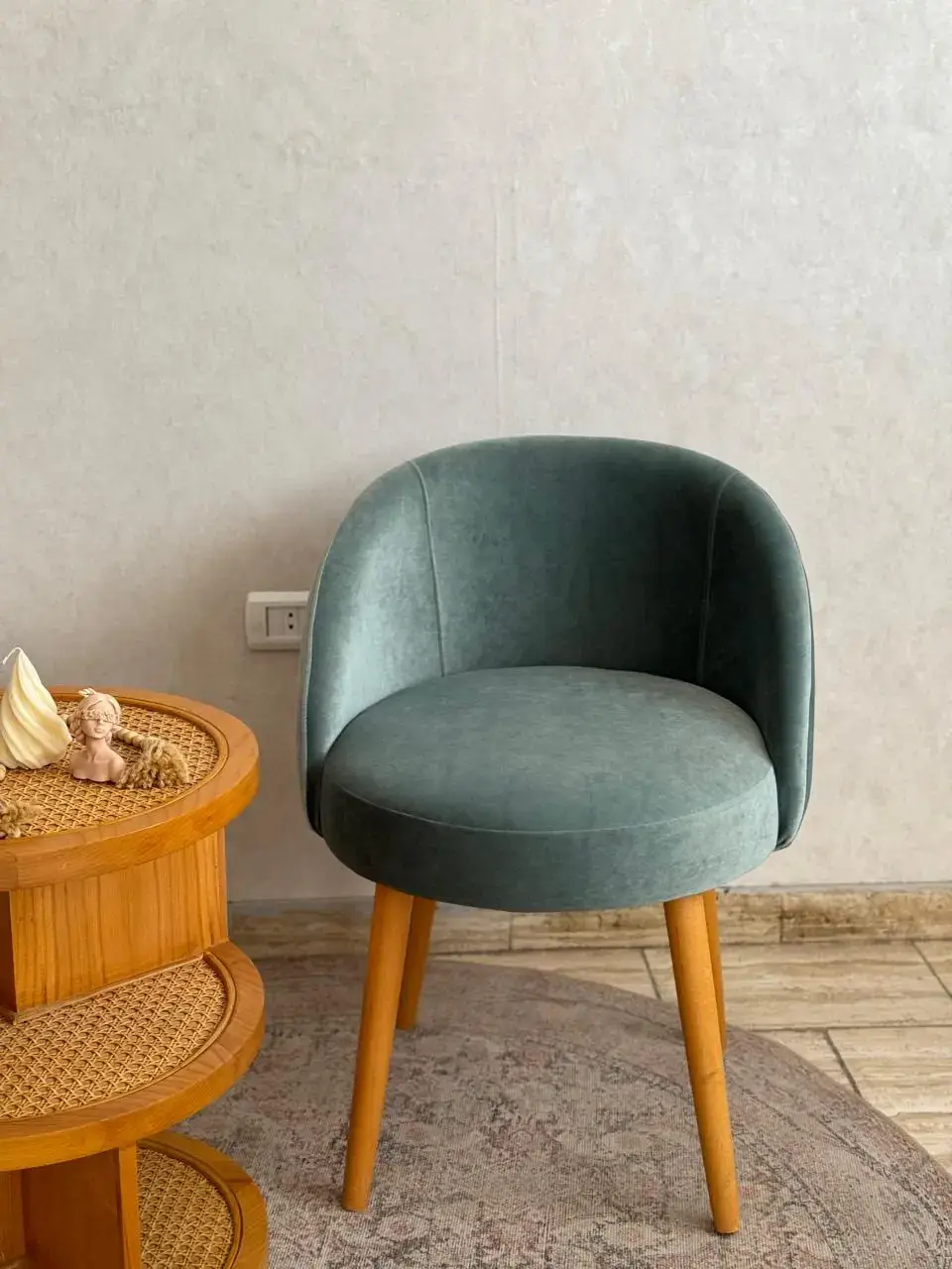 Soft Velvet Dining Chair - Lazy Style